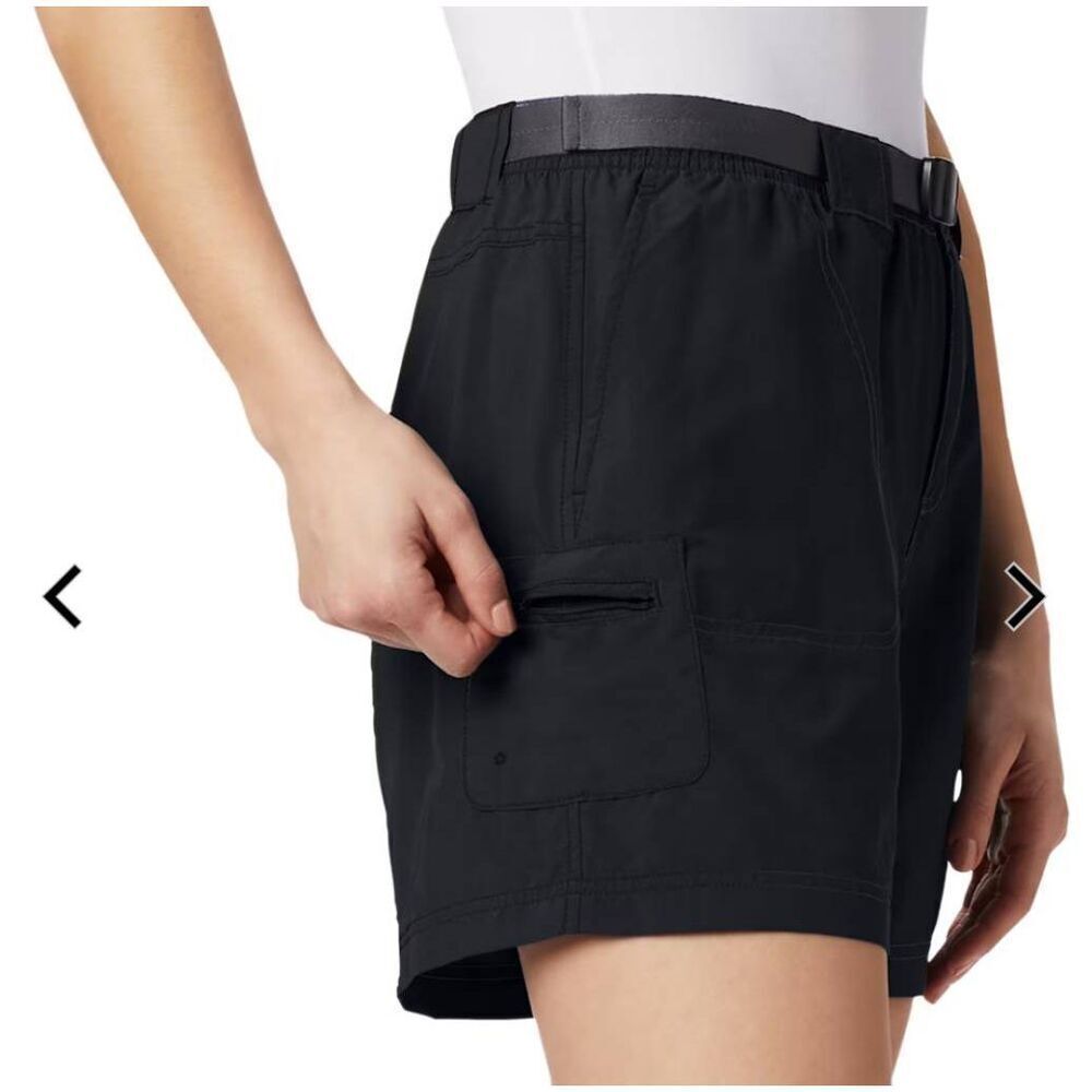 Columbia Sandy River Cargo Shorts Women's XL Black Quick Dry Nylon - Picture 3 of 15